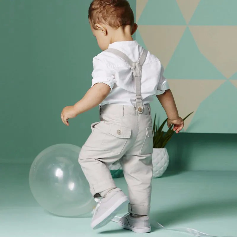 Button Down Shirt With Overalls