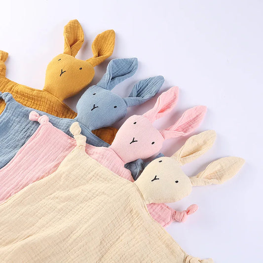 Baby Double Cotton Gauze Rabbit Blanket