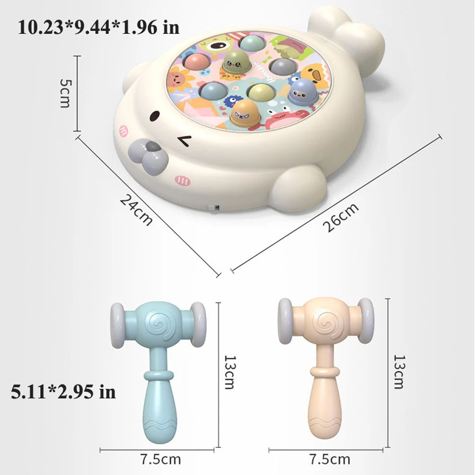 Duck/Frog/Pig Baby Toy with Hammer