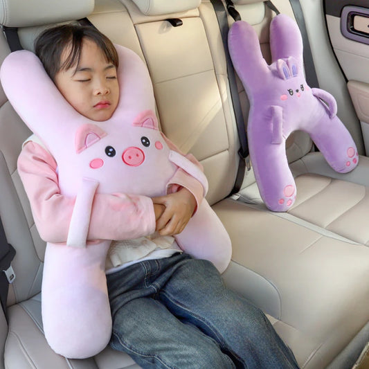 Auto Safety Kids Neck Pillow Cartoon Animals