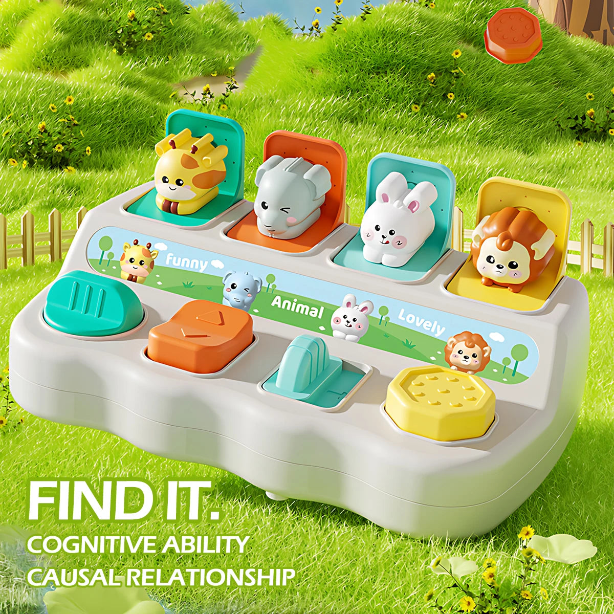 Baby Pop Up Animal Toy