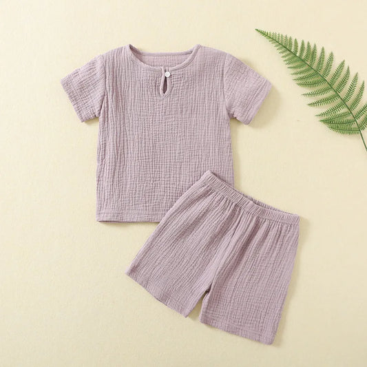 Short Sleeve with Shorts Pajama Set
