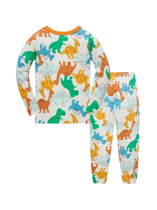 Long Sleeve Dinosuar Pajama Set