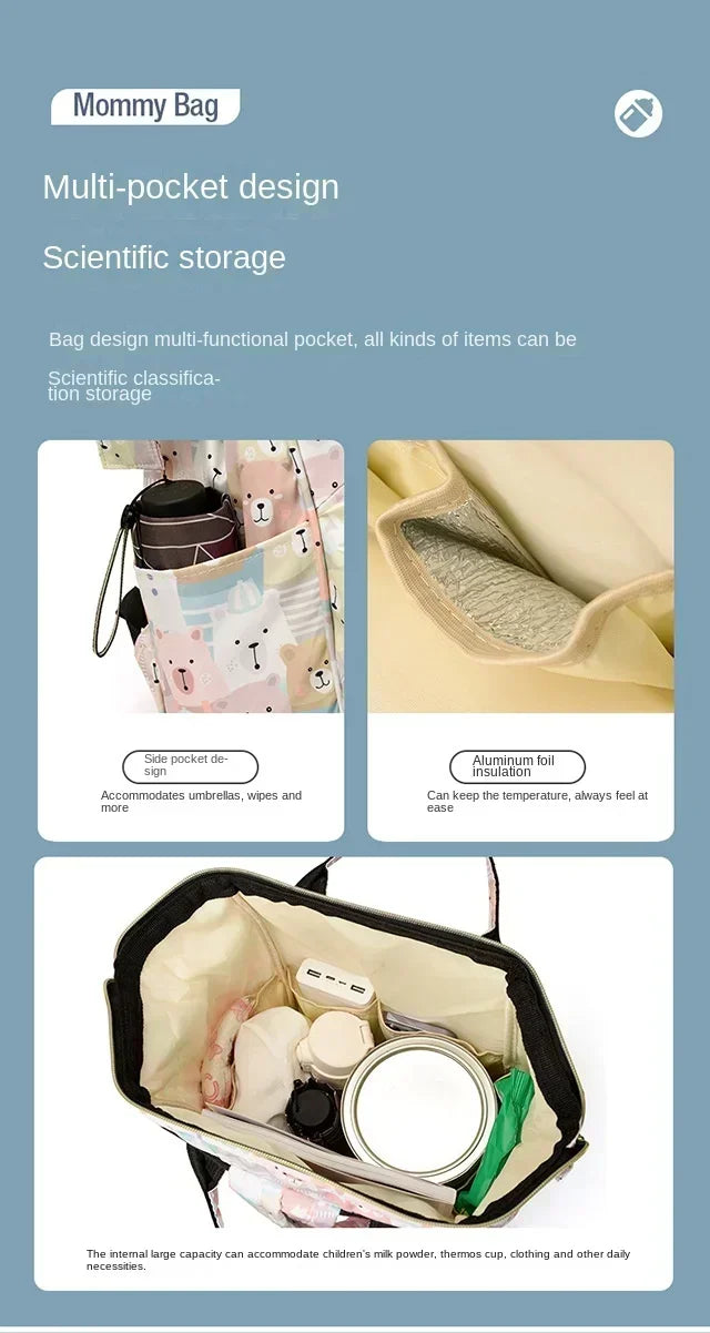 Baby Bag Backpack Cartoon Graphics