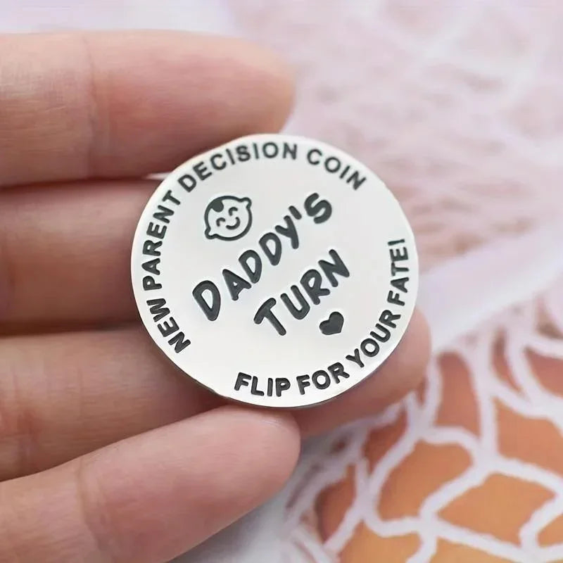 Funny Baby Gift Decision Coin Double Sided