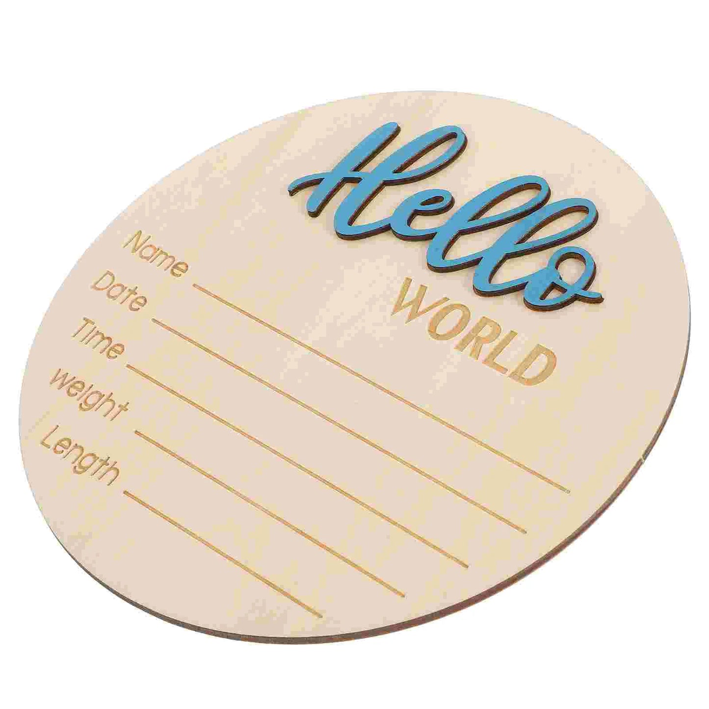 Baby Birth Announcement Keepsake