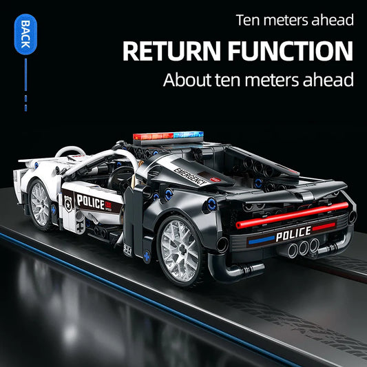 Police Car Building Blocks