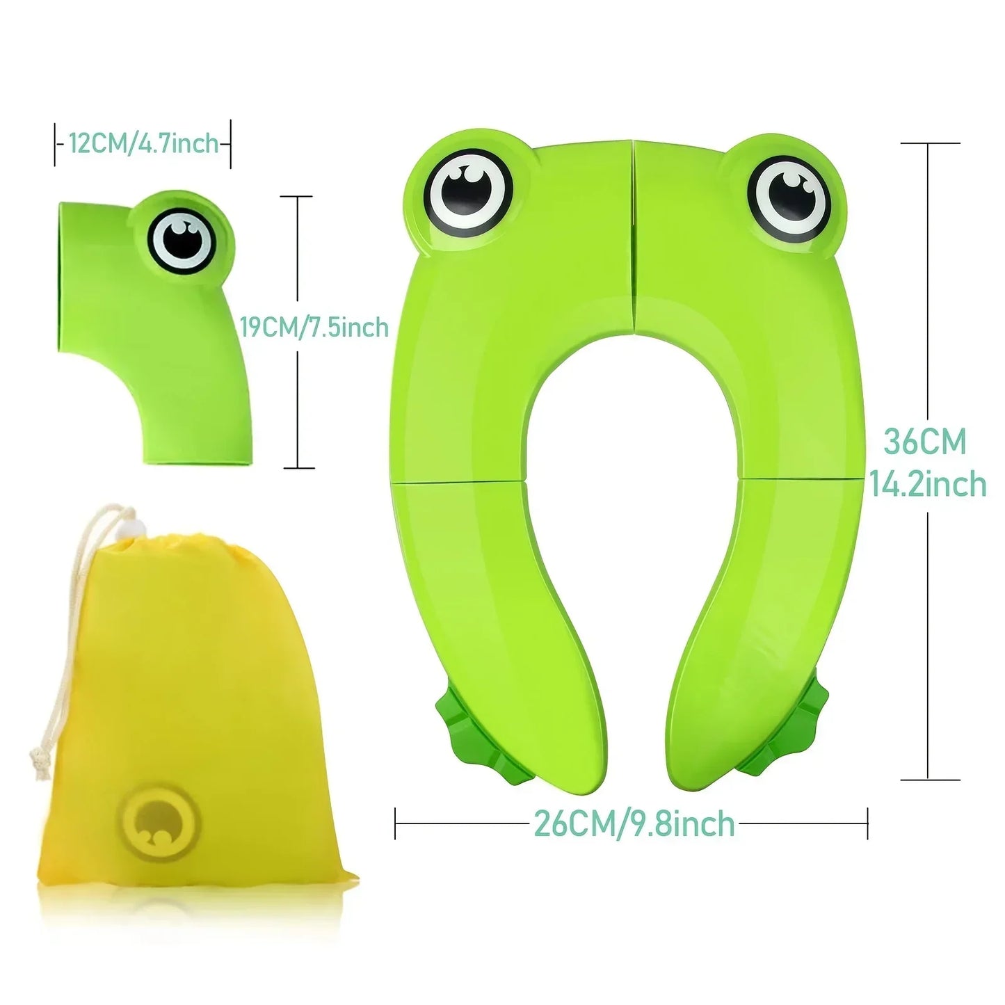 Silicone Portable Frog Toilet Seat