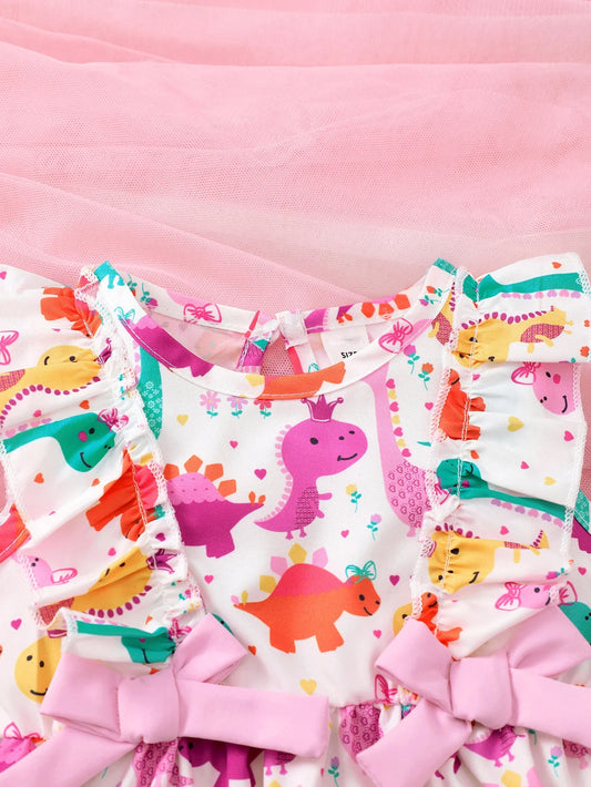 Colorful Dinosaur Dress