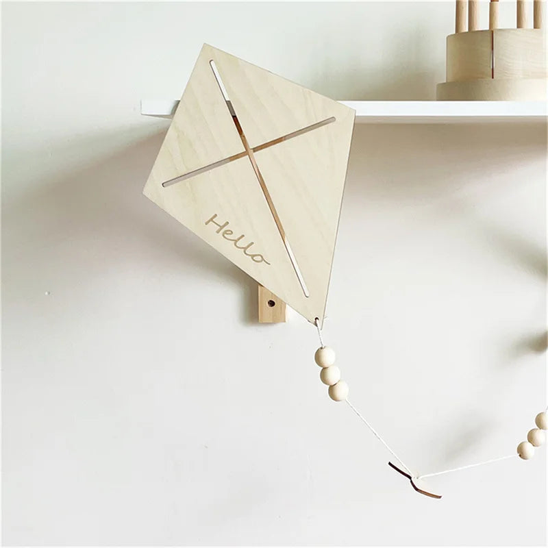 Nordic Wooden Kite Wall Ornament