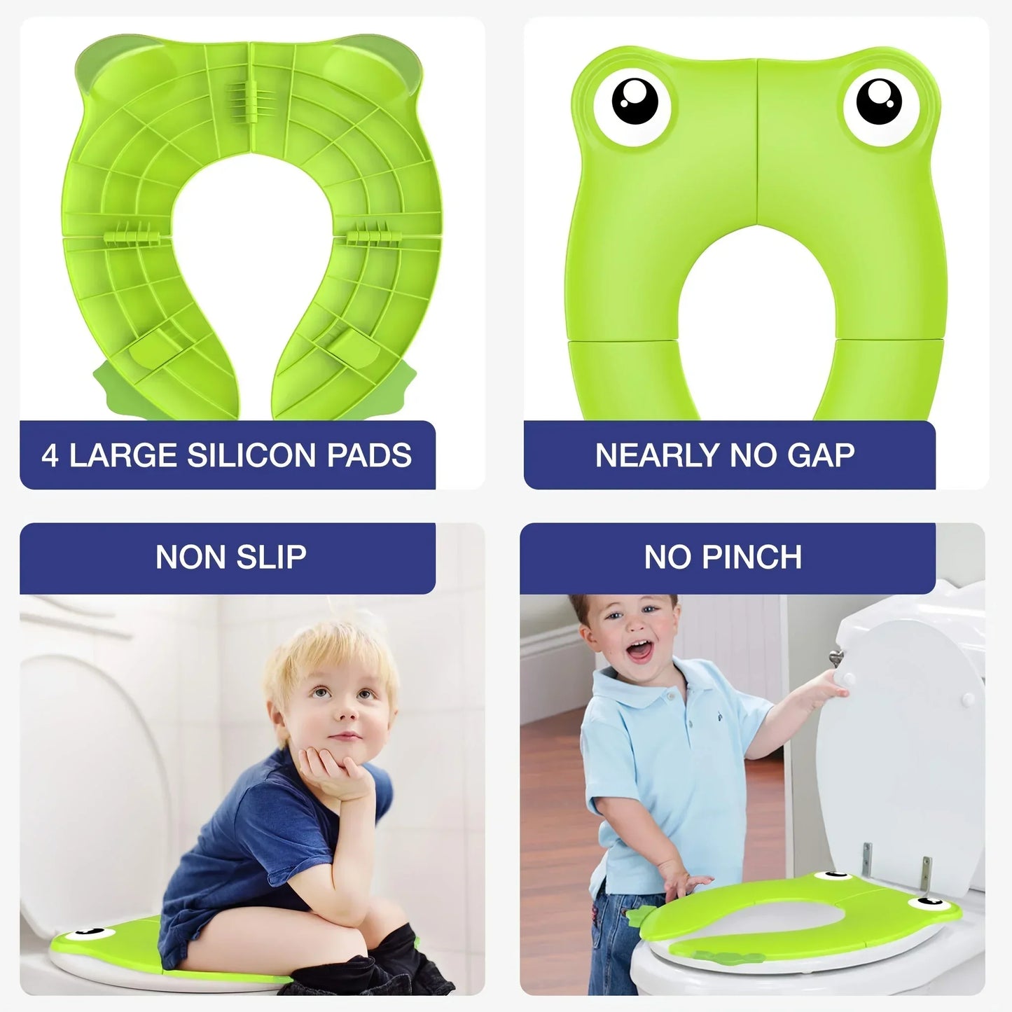 Silicone Portable Frog Toilet Seat
