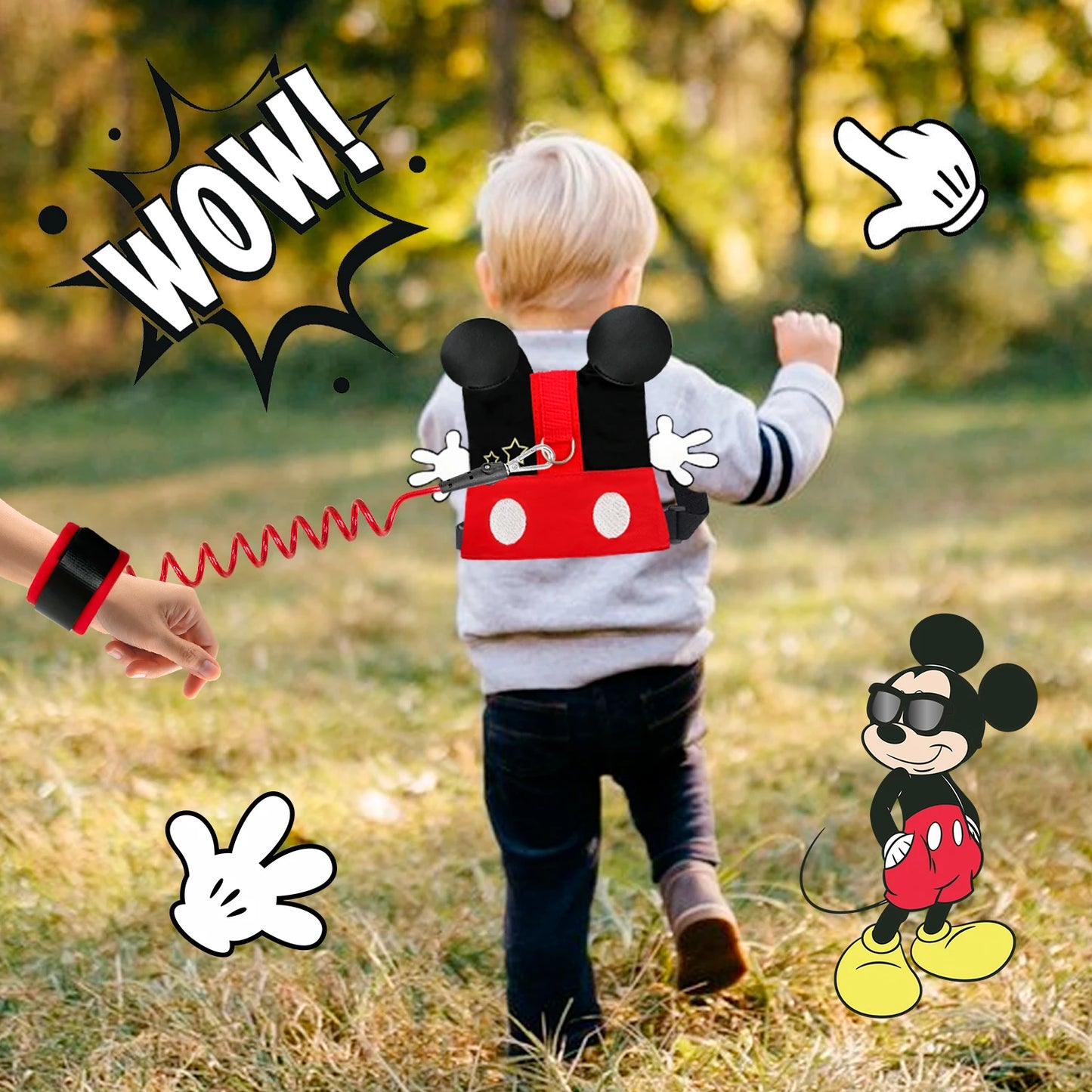 Mickey Mouse Leash Harness