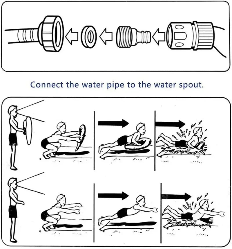 Outdoor Lawn Water Slide