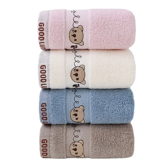 Baby Towels Bear Face