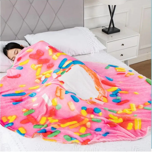 Pink Doughnut Blanket