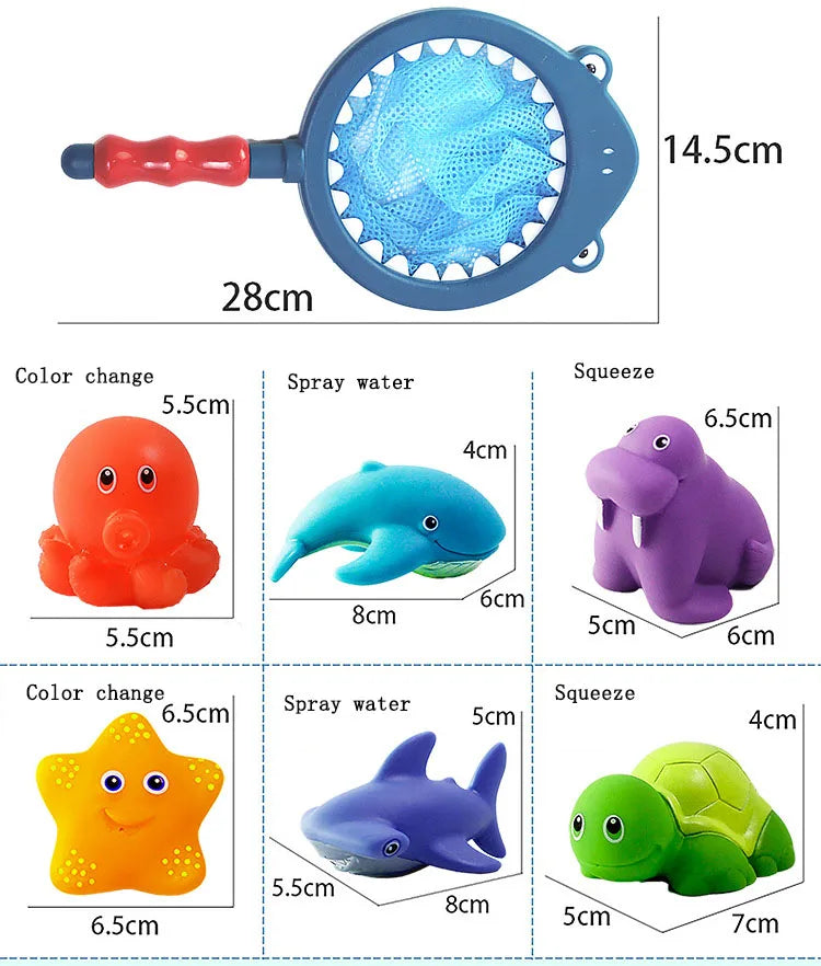 7 Piece Bath Toys