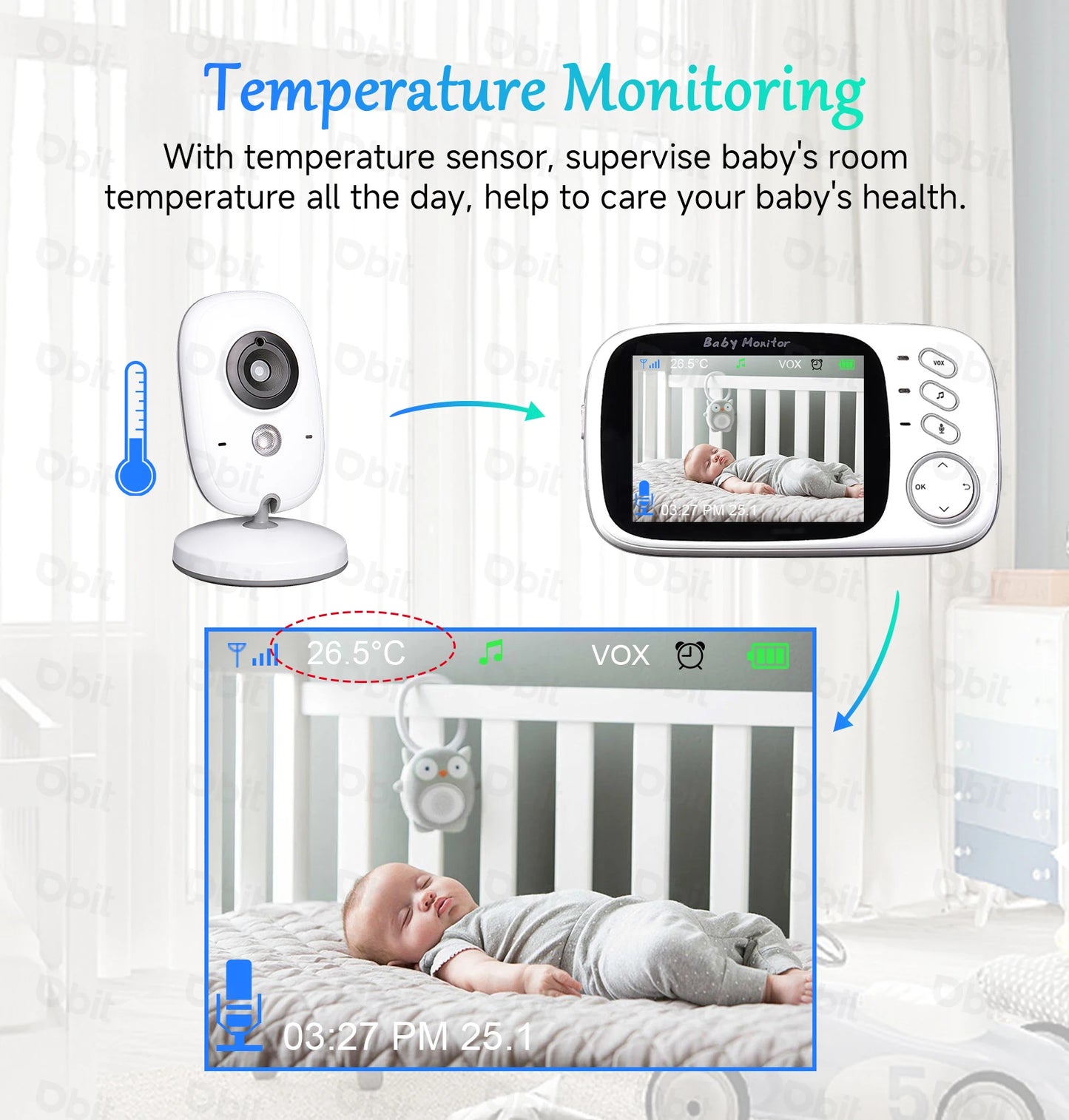 Baby Monitor LCD Video Display