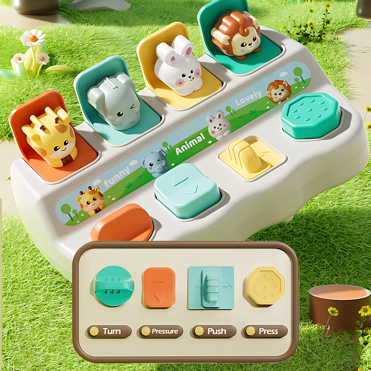 Baby Pop Up Animal Toy