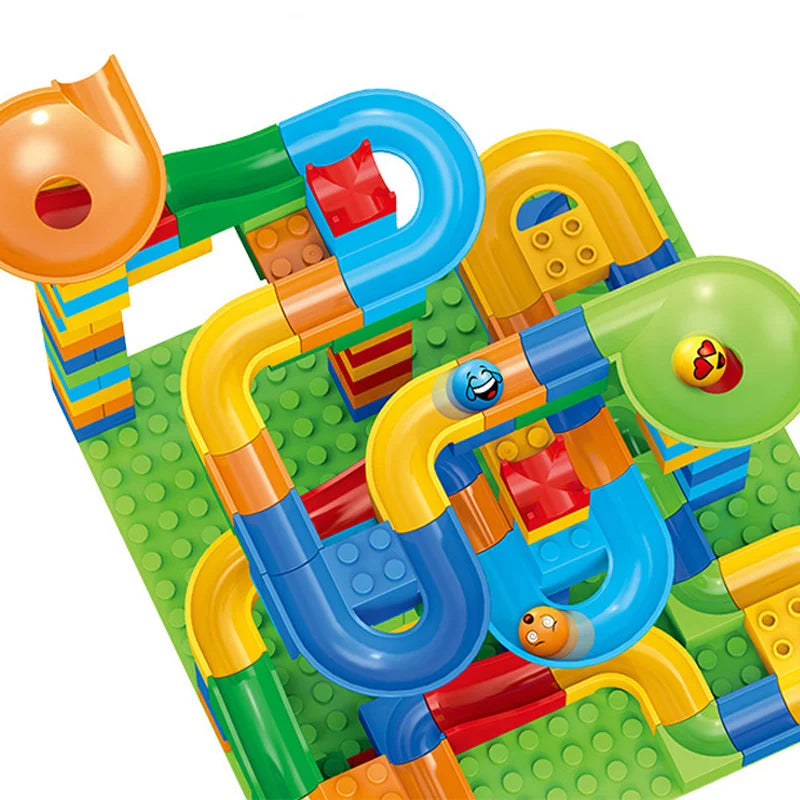 Kids Lego Ball Track Set