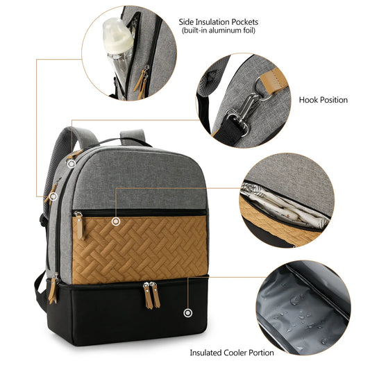 Baby Bag Backpack Modern