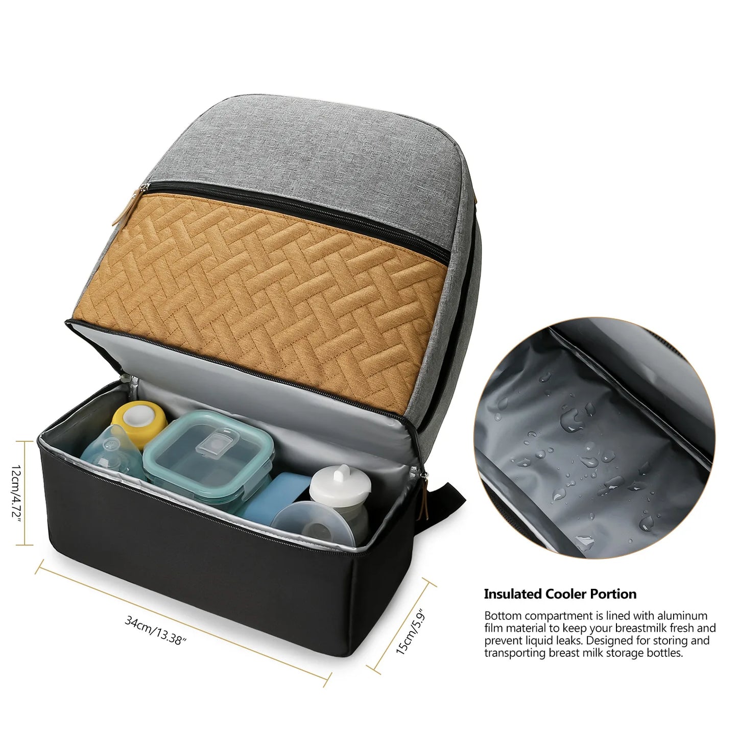 Baby Bag Backpack Modern