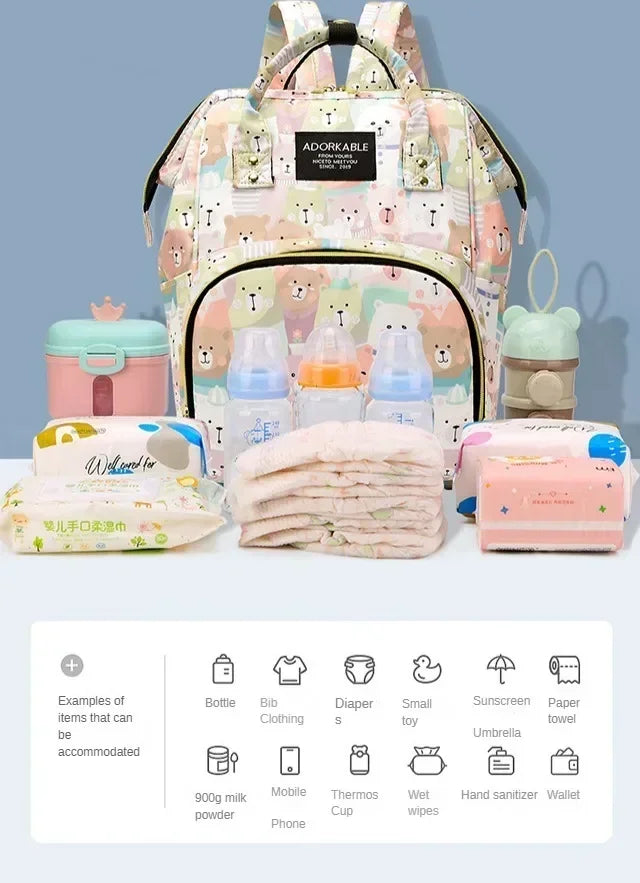 Baby Bag Backpack Cartoon Graphics