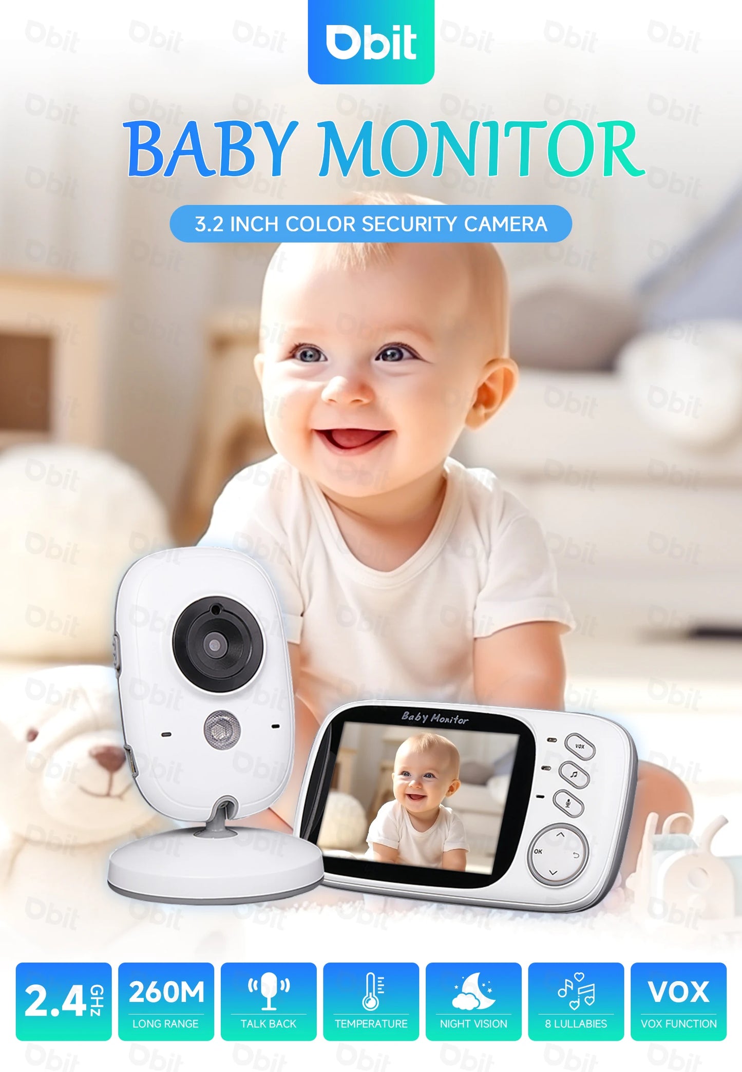 Baby Monitor LCD Video Display