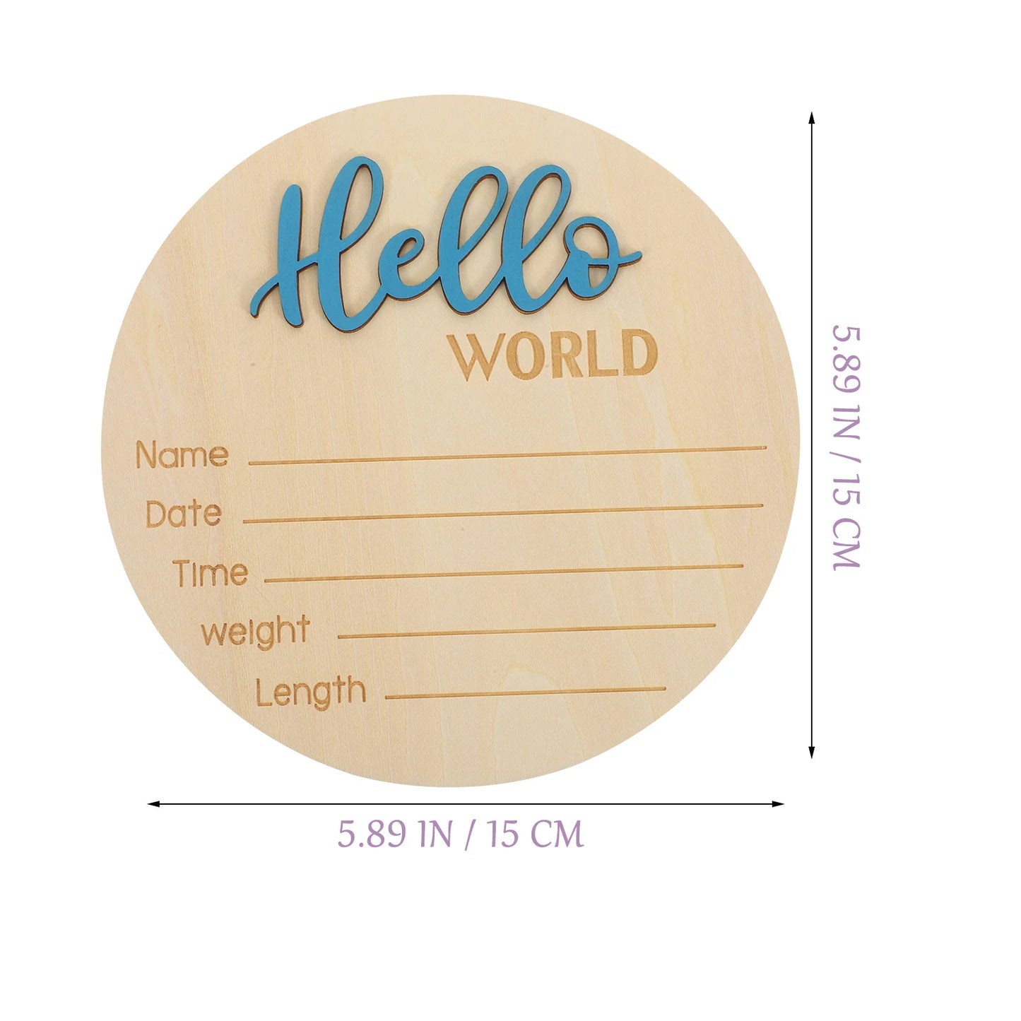 Baby Birth Announcement Keepsake