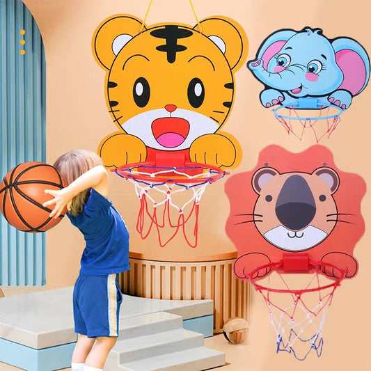 Mini Basketball Hoop Cartoon Animals