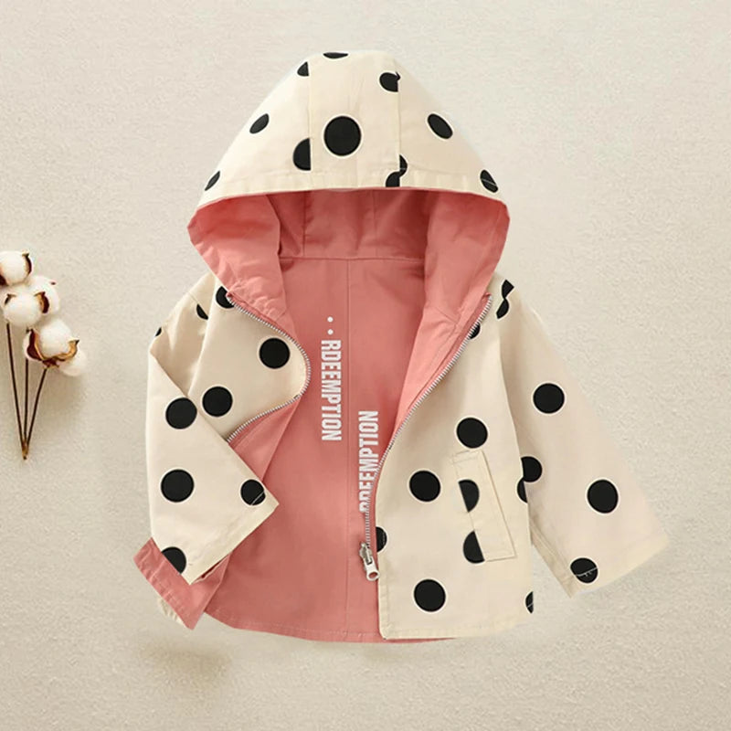 Polka Dot Double-sided Jacket