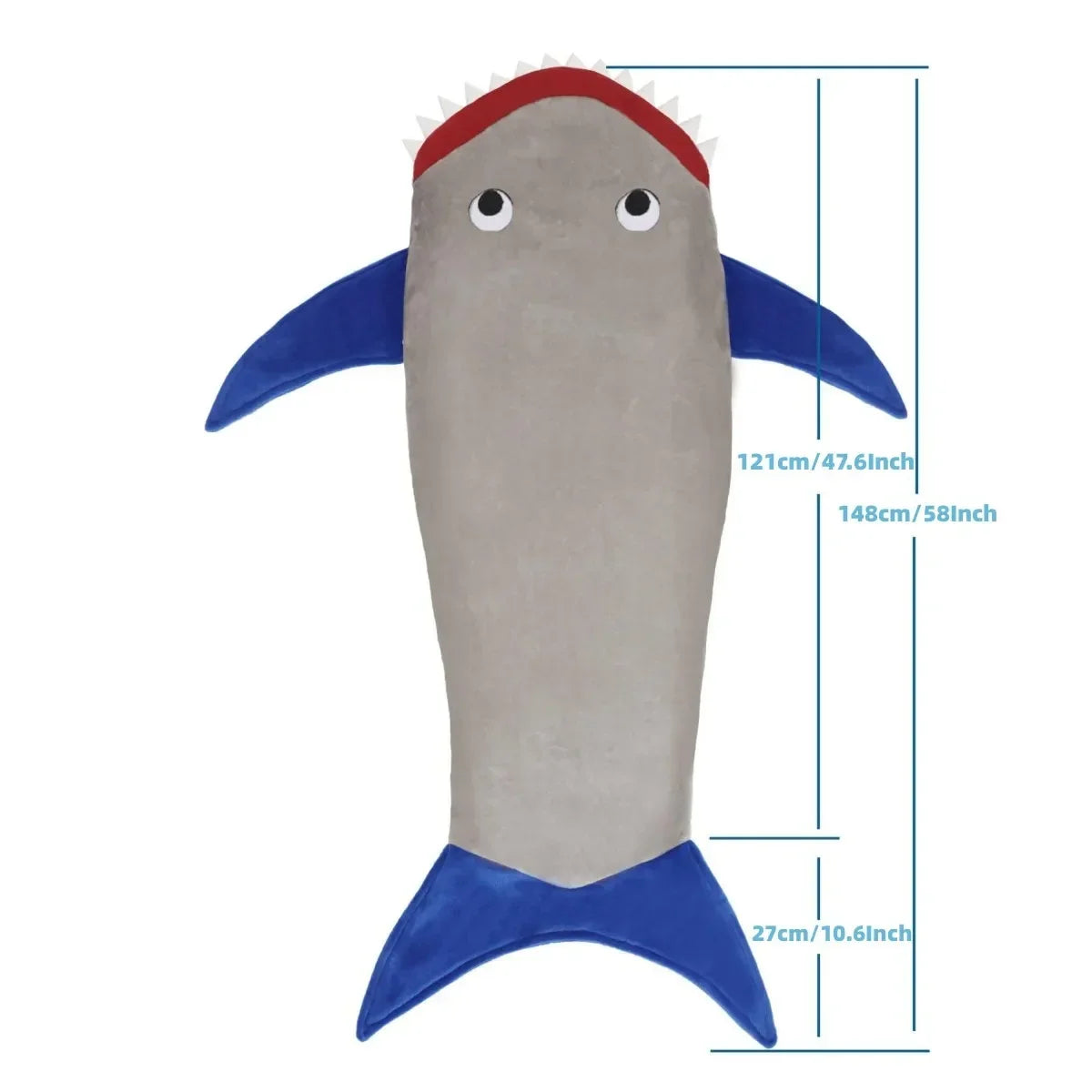 Shark Mermaid Tail Blanket