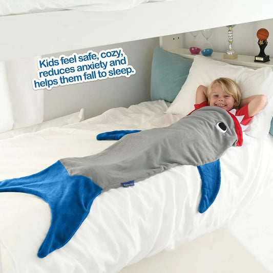 Shark Mermaid Tail Blanket