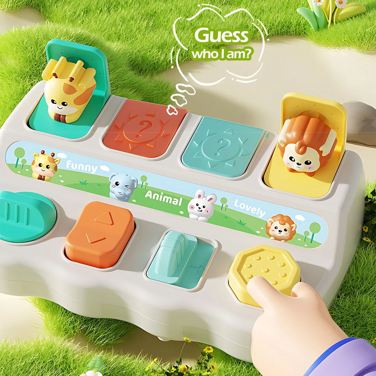 Baby Pop Up Animal Toy