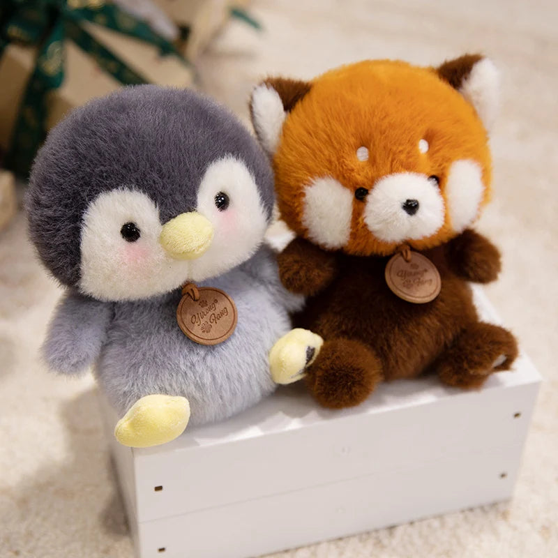 Cute Sitting Red Panda, Fox, Sloth, Cat, Stuffed Animal