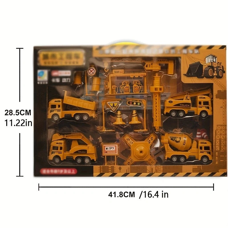 Construction Vehicle Toy Set