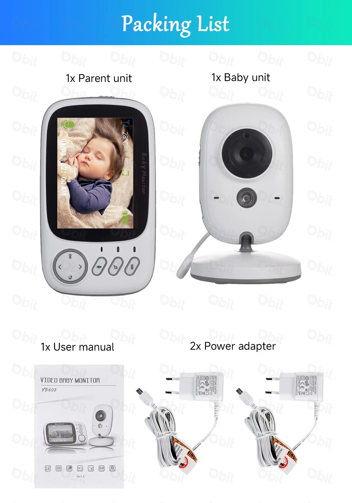 Baby Monitor LCD Video Display