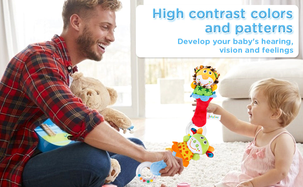 Baby Soft Plush Rattle Toy