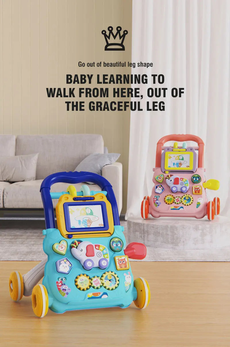 Baby Walker with Cartoon Toys