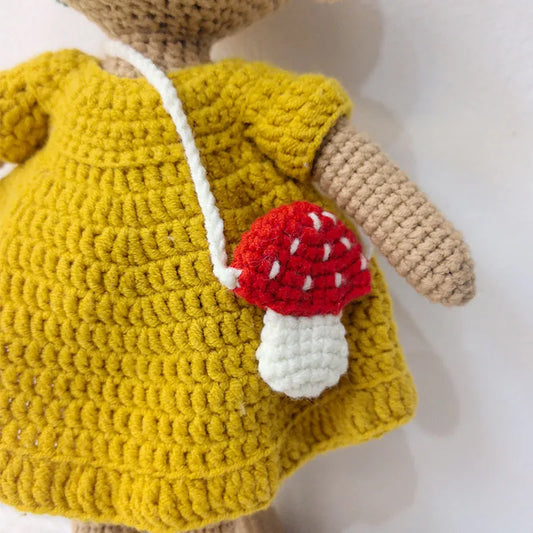 Crocheted Monkey/Rabbit Decor Stuffed Animal