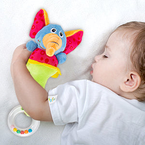Baby Soft Plush Rattle Toy