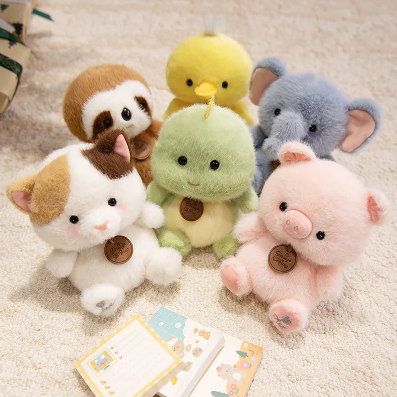 Cute Sitting Red Panda, Fox, Sloth, Cat, Stuffed Animal