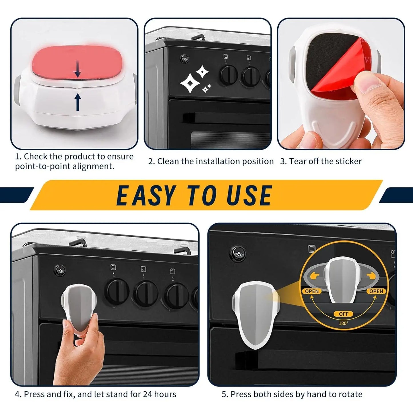 Child Safety Oven Door Lock