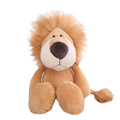 Stuffed Plush Animals Lion, Elephant, Tiger, Dog, Fox, Monkey, Deer
