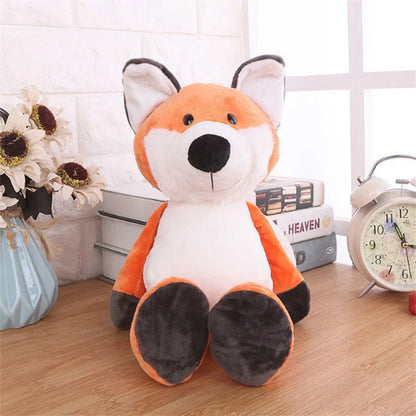 Stuffed Plush Animals Lion, Elephant, Tiger, Dog, Fox, Monkey, Deer