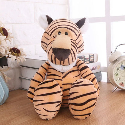 Stuffed Plush Animals Lion, Elephant, Tiger, Dog, Fox, Monkey, Deer