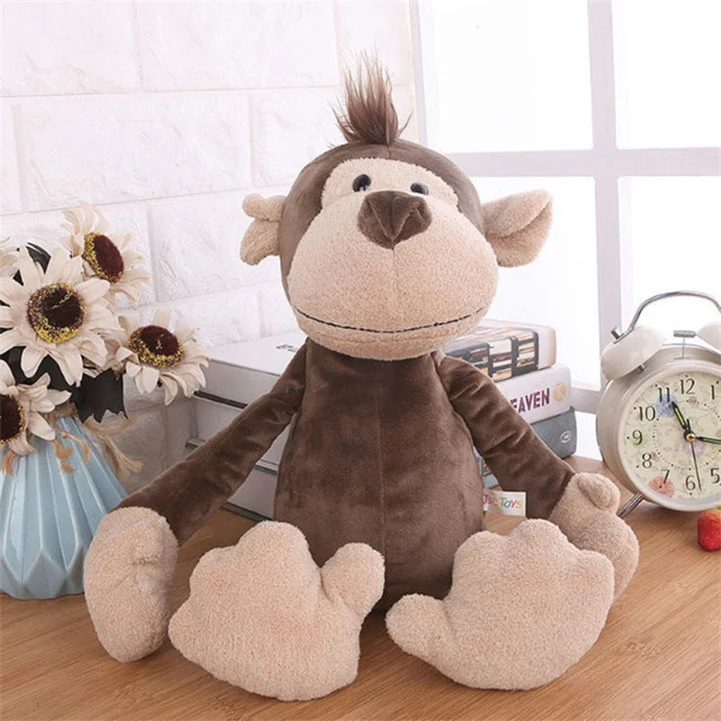 Stuffed Plush Animals Lion, Elephant, Tiger, Dog, Fox, Monkey, Deer
