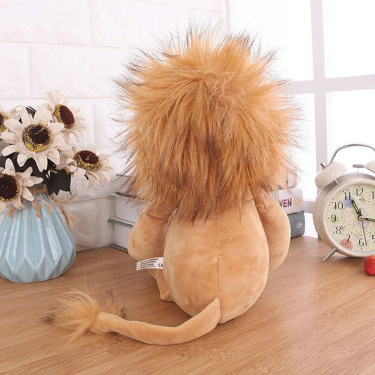 Stuffed Plush Animals Lion, Elephant, Tiger, Dog, Fox, Monkey, Deer