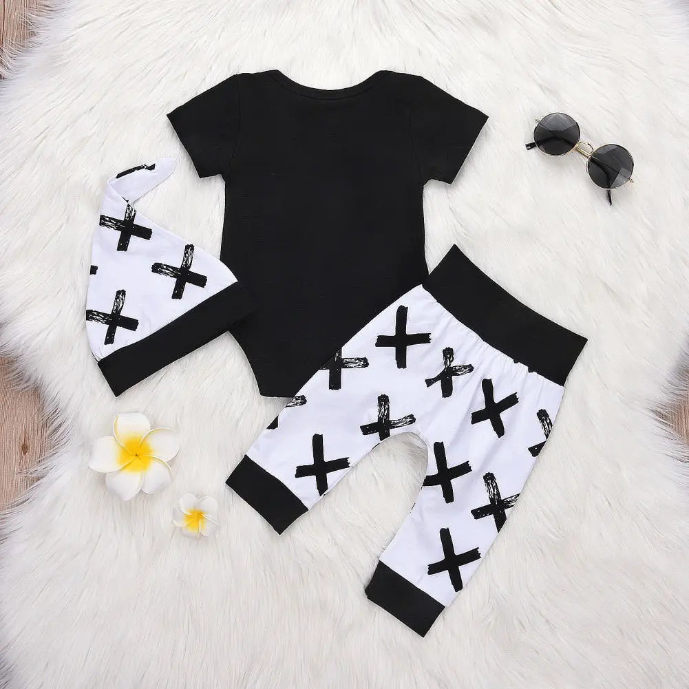 3 Piece "Handsome Just Like Dad" Clothes Set