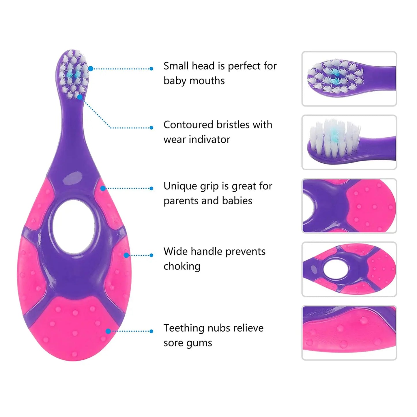 2 Piece Training Toothbrush