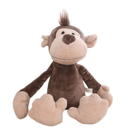 Stuffed Plush Animals Lion, Elephant, Tiger, Dog, Fox, Monkey, Deer